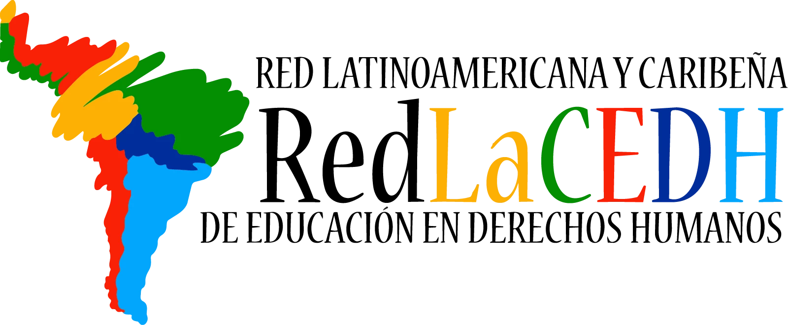 Logo da Rede Latino-Americana e Caribenha de Educação em Direitos Humanos