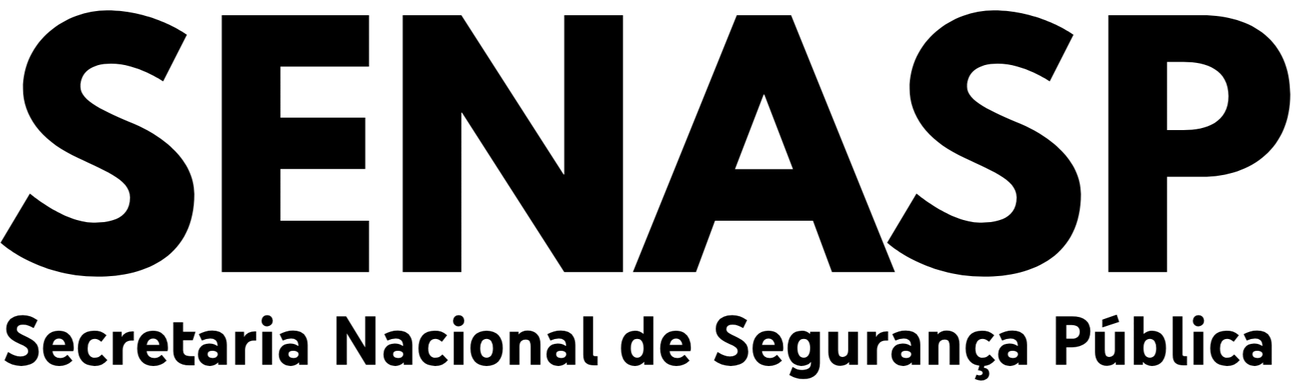 Logo da SENASP - Secretaria Nacional de Segurança Pública