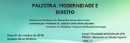Palestra Modernidade e Direito