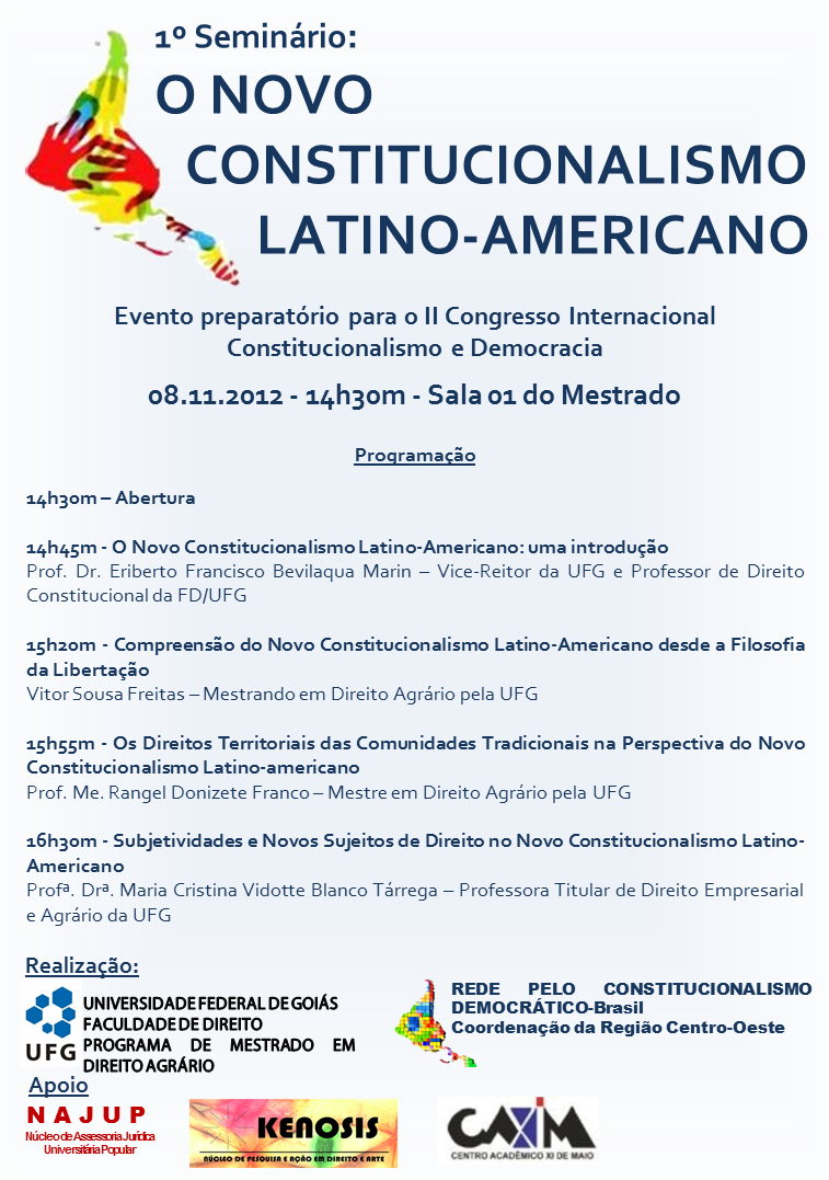 Seminário o novo constitucionalismo latino-americano