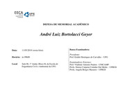 DEFESA DE MEMORIAL ACADÊMICO - ANDRÉ GEYER