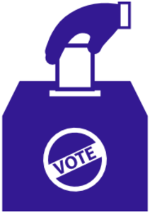 ícone de votação