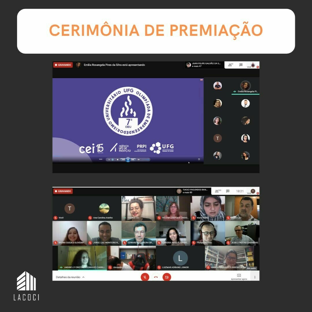 Equipes com membros da LACOCI são finalistas da Olimpíada de Empreendedorismo Universitário