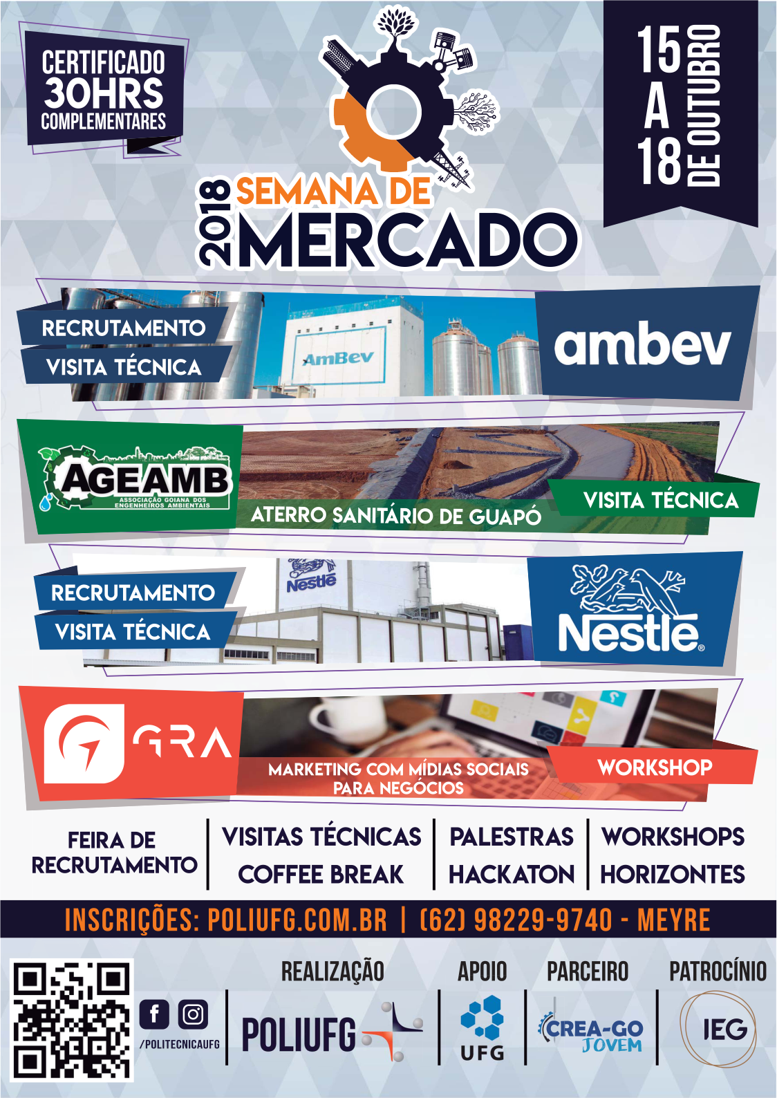 Cartaz Engenharia Ambiental e Sanitária