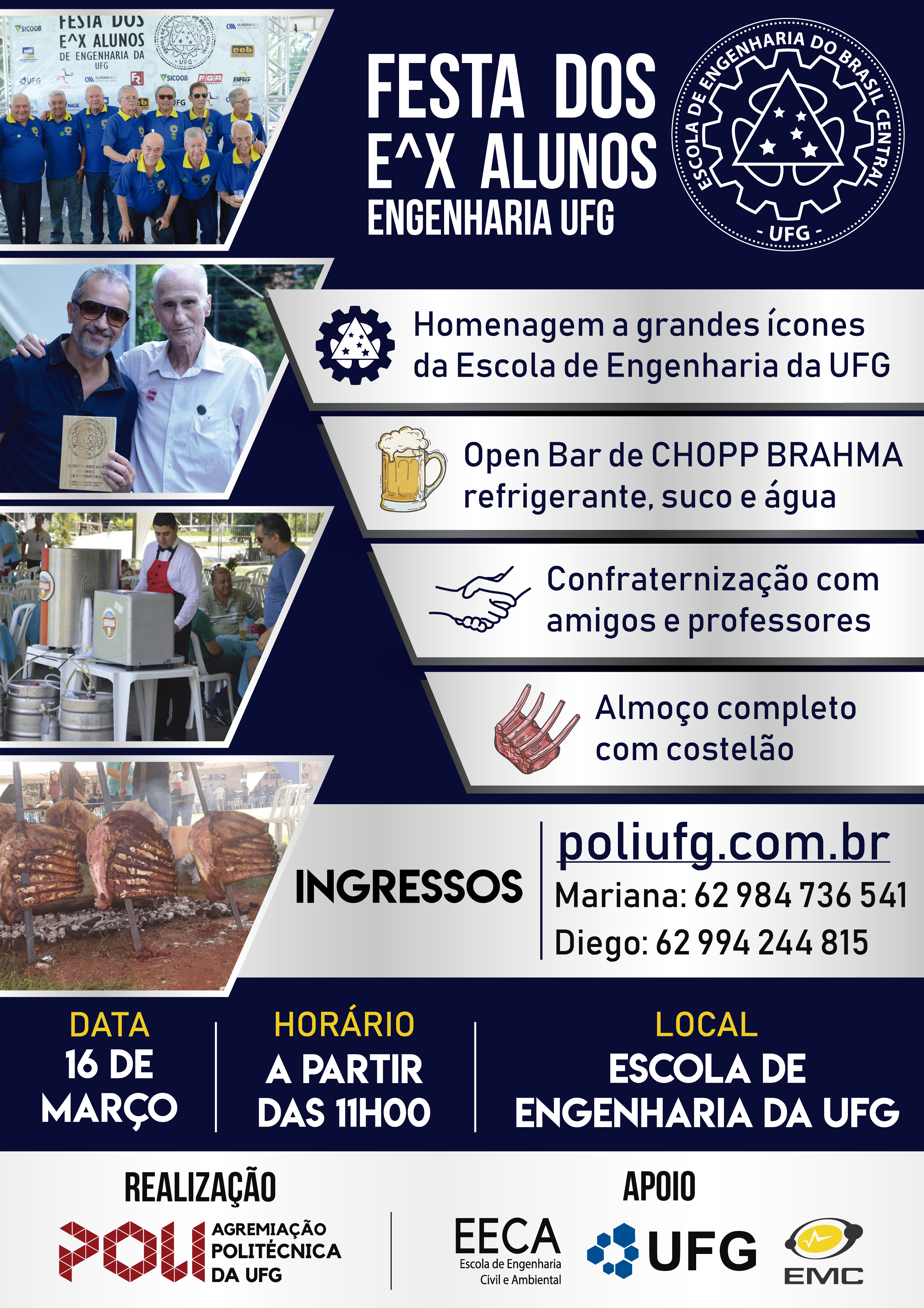 Cartaz - Festa EECA ex-alunos 2019