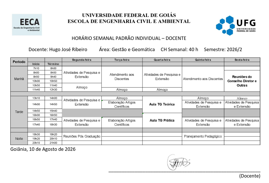 Horário de Atendimento