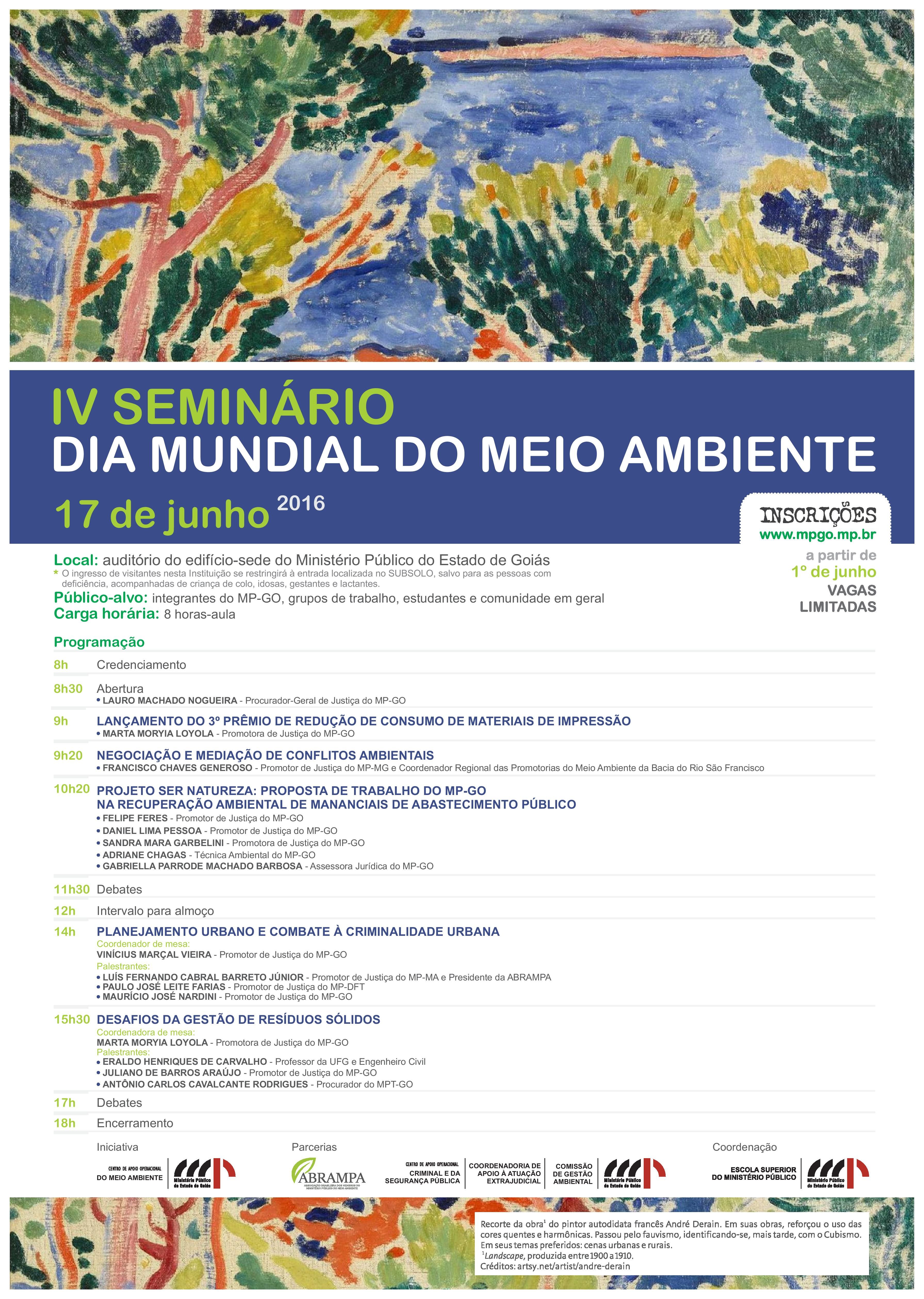 Seminário Meio Ambiente 