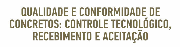 qualidade e conformidade de concretos 