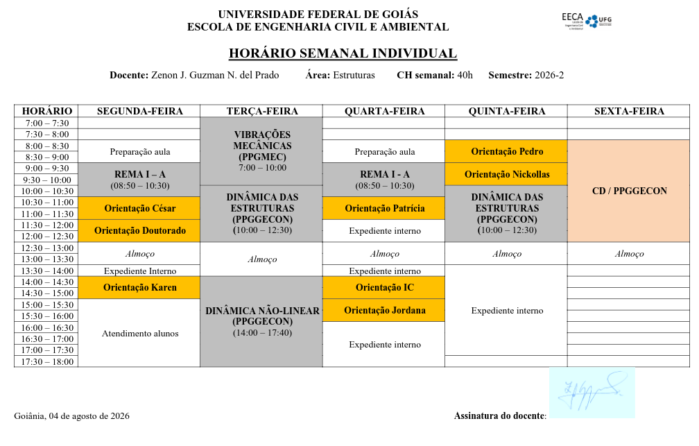 Horário de Atendimento