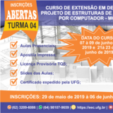 Turma 04 - Curso de Extensão em Desenvolvimento de projeto de Estruturas de Concreto Assistido por Computador - Módulo Básico Turma 04 - Curso de Extensão em Desenvolvimento de projeto de Estruturas de Concreto Assistido por Computador - Módulo Básico