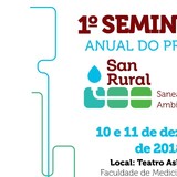1º Seminário Anual do Projeto SanRural 1º Seminário Anual do Projeto SanRural