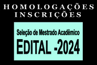 Homologações de inscrições