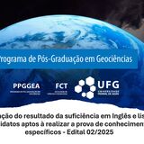 Divulgação Resultado Inglês e aptos prova