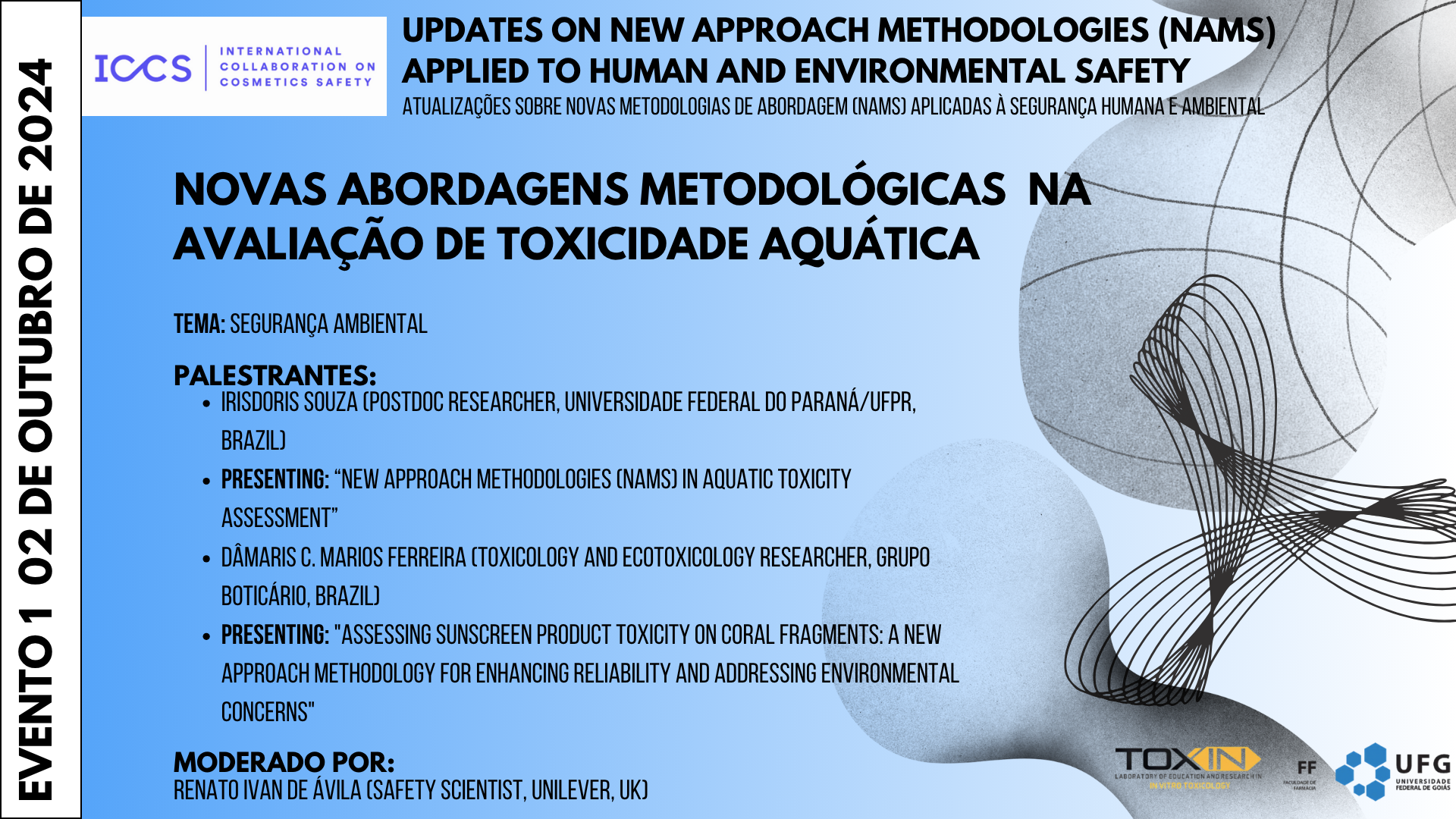 NOVAS ABORDAGENS METODOLÓGICAS  NA AVALIAÇÃO DE TOXICIDADE AQUÁTICA