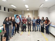 Grupo de pesquisadores da Engenharia e da Física da UFG visita Laboratório de Simulação Robótica da FM buscando ampliar parcerias