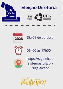 Eleição diretoria FM-UFG 2025