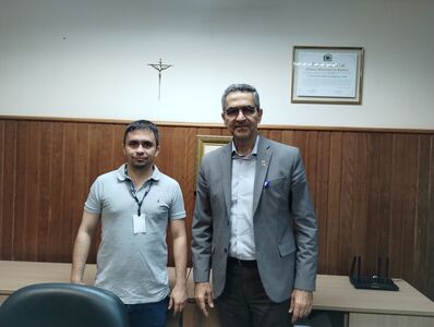 Diretoria da FM recebe Valter Luiz Moreira de Rezende como novo professor de Telemedicina