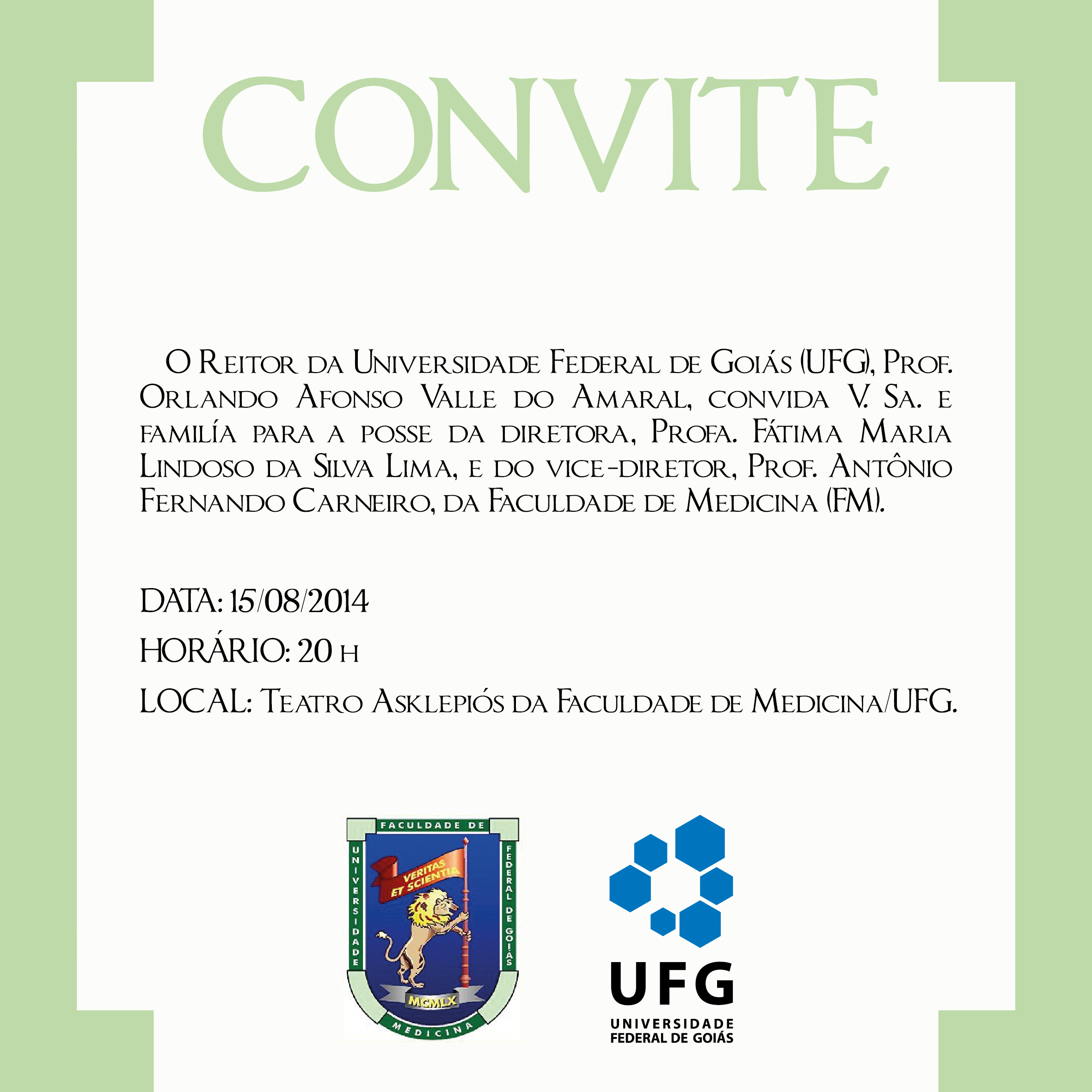 Convite Nova diretoria fm.ufg