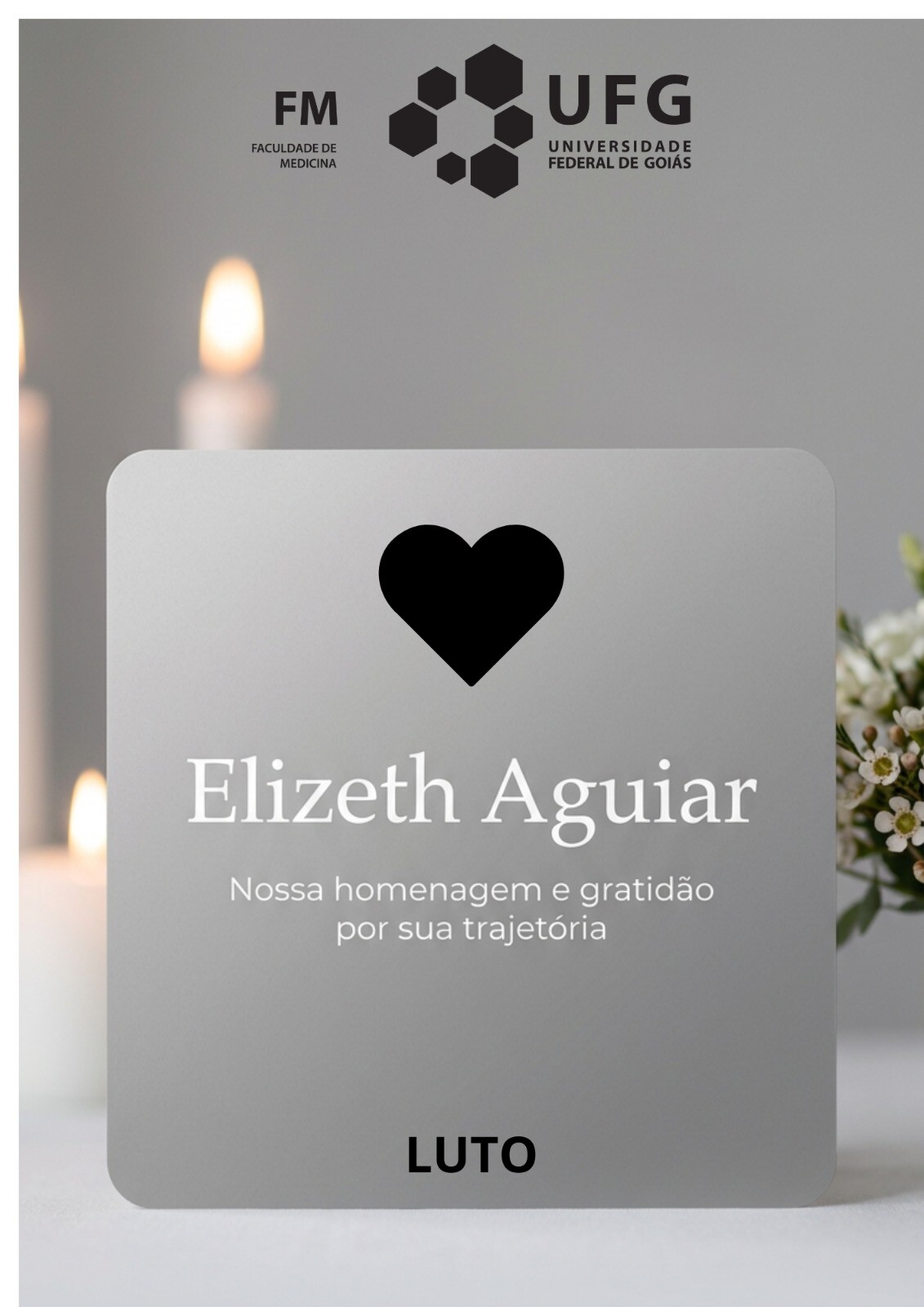 Nota de pesar Elizeth