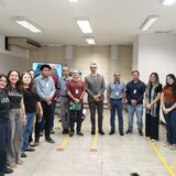 Grupo de pesquisadores da Engenharia e da Física da UFG visita Laboratório de Simulação Robótica da FM buscando ampliar parcerias