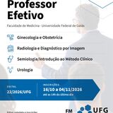 Concurso Professor Efetivo FM-UFG 2026