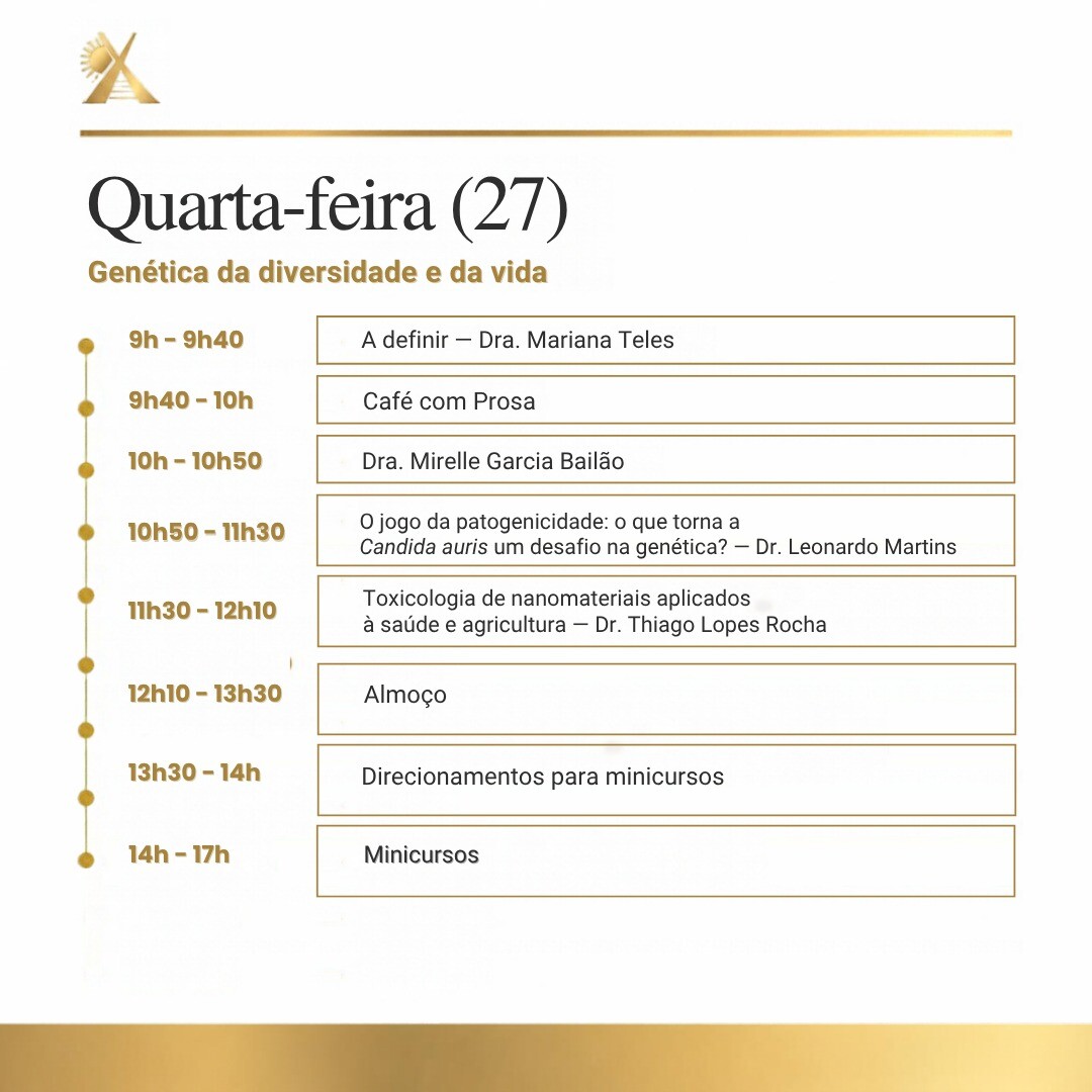 Programação dia 27