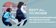 Banner - Edital Aluno Especial 01/2022