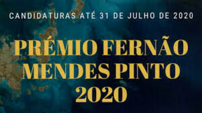 Prémio Fernão Mendes Pinto (Edição 2020) - banner Prémio Fernão Mendes Pinto (Edição 2020)