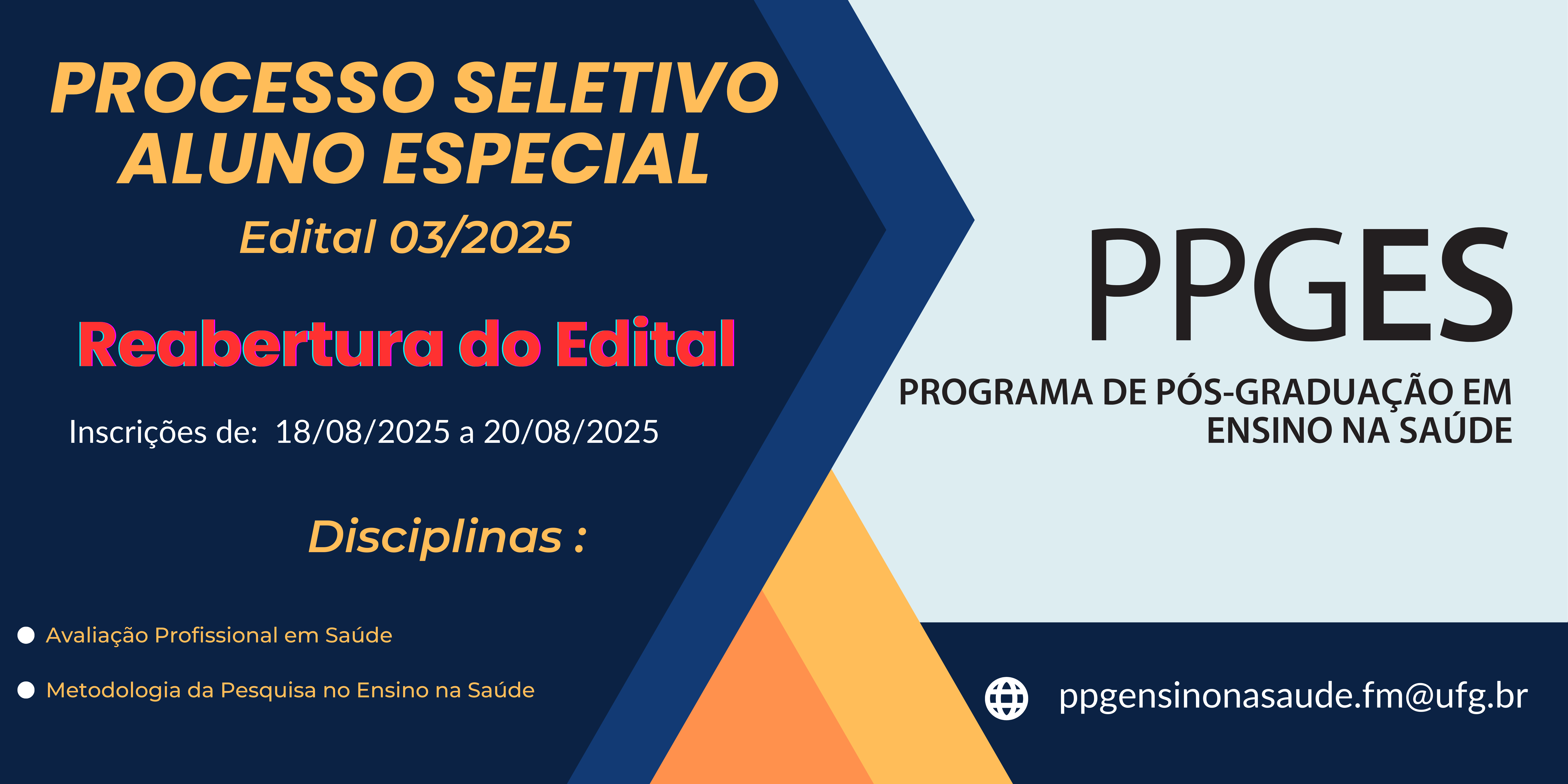 Reabertura Edital 03/2025-banner