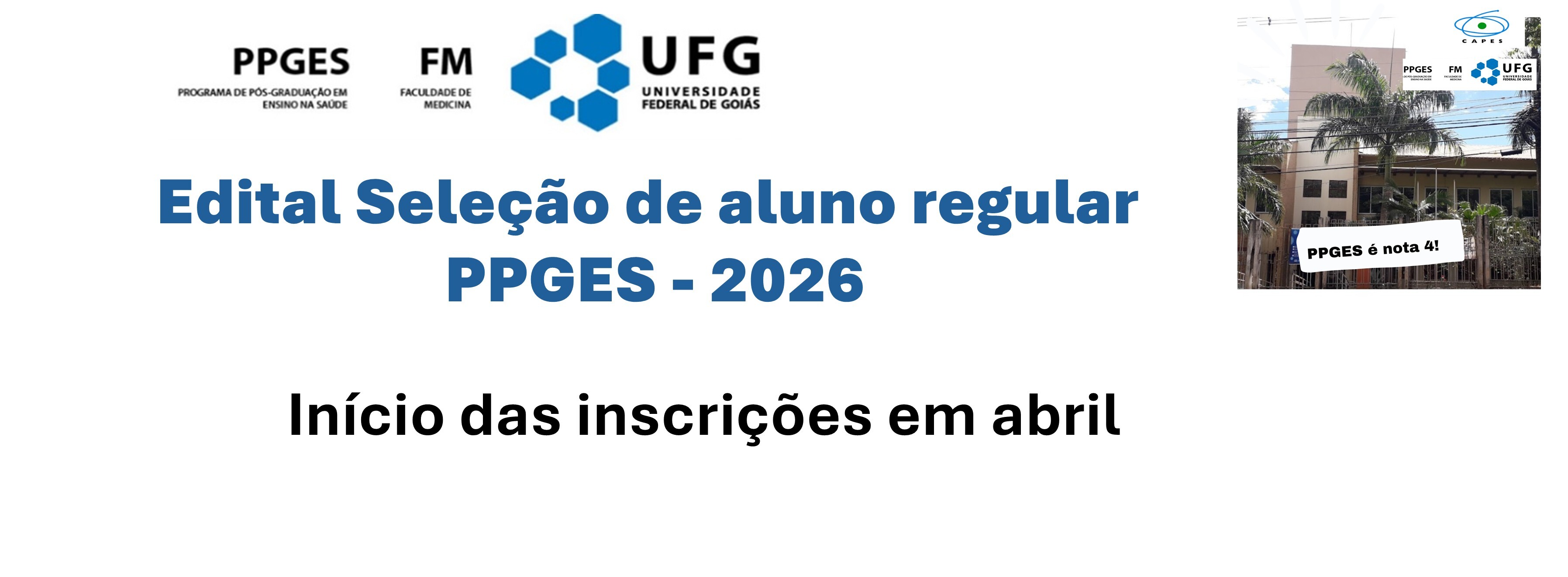 Edital seleção 2026