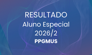 RESULTADO FINAL ALUNO ESPECIAL 2026/2