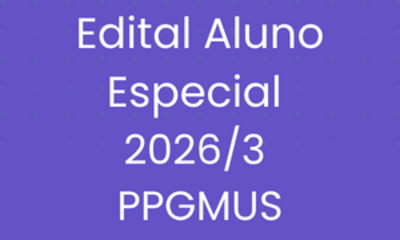 Edital Aluno Especial 2026/3