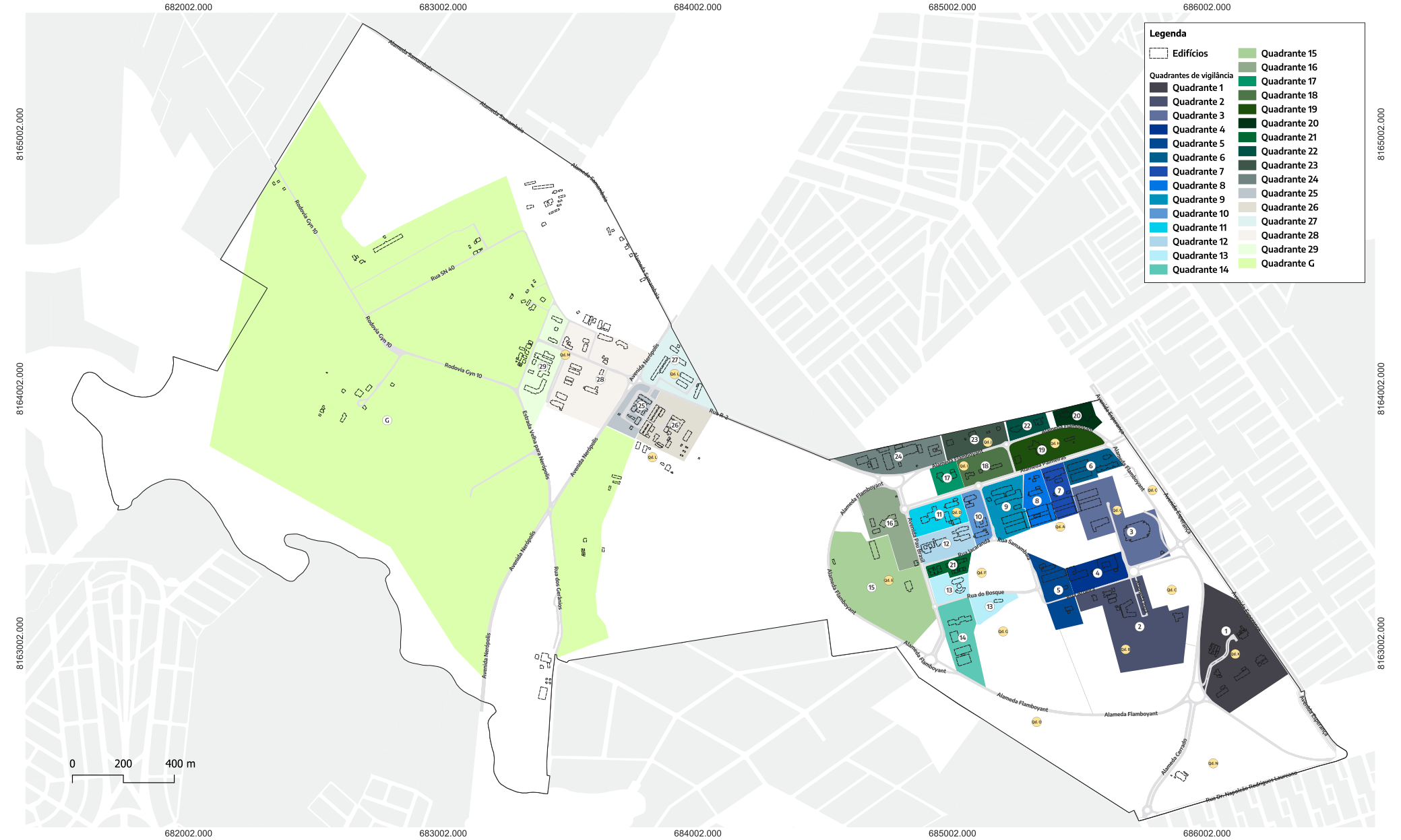 Mapa Samambaia