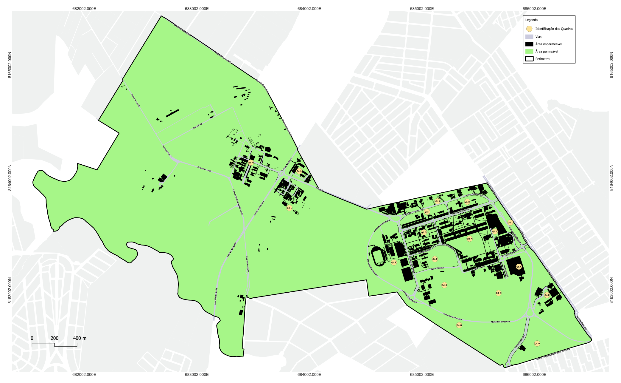 Mapa Samambaia