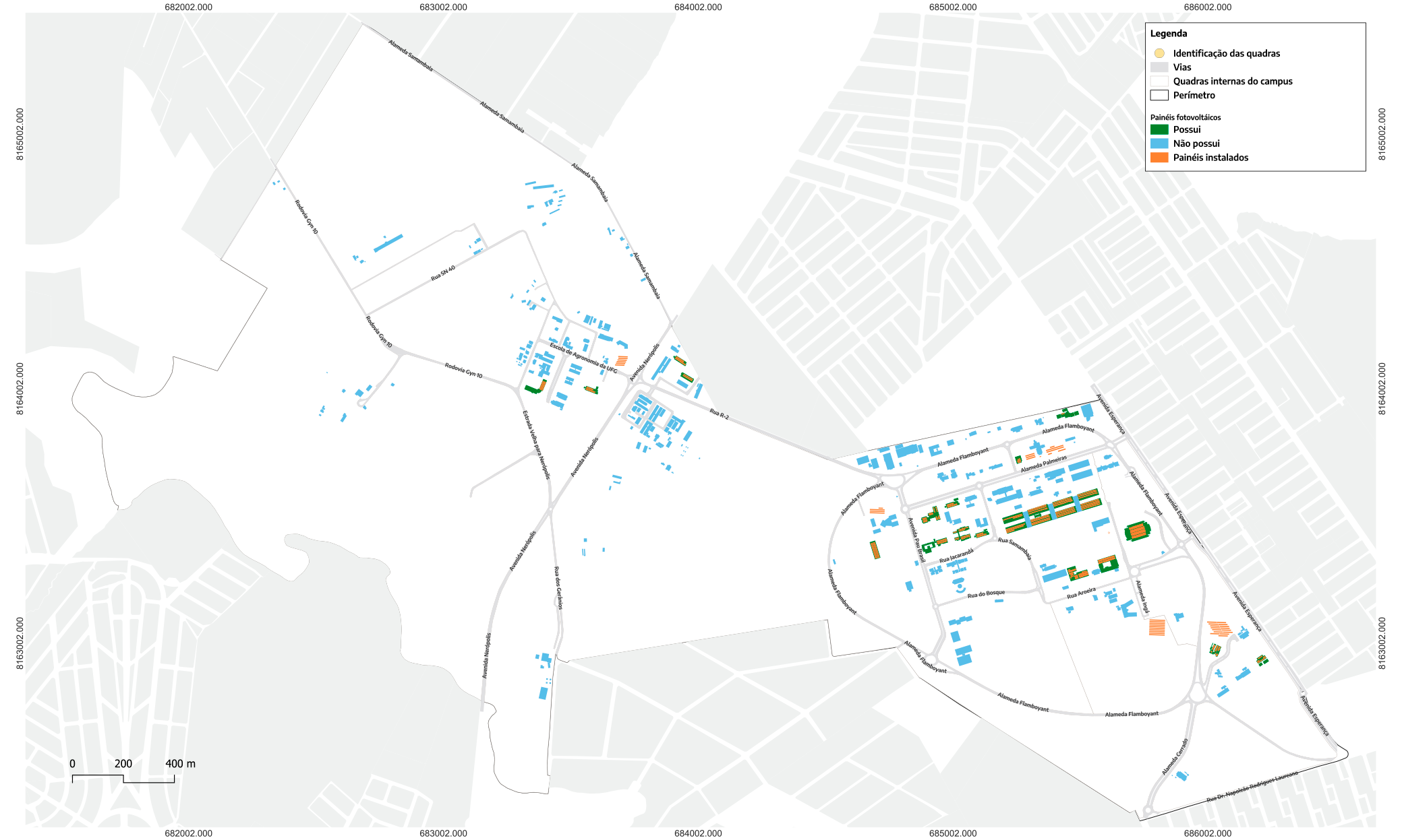 Mapa Samambaia