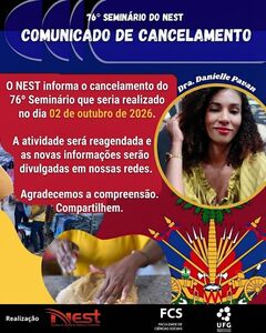 Cancelamento do 76° Seminário NEST