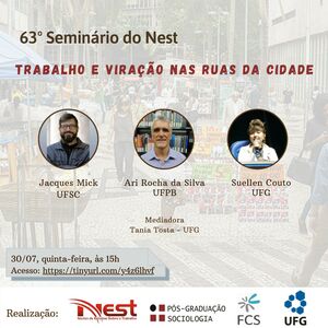 Cartaz do 63º Seminário Nest Cartaz do 63º Seminário Nest