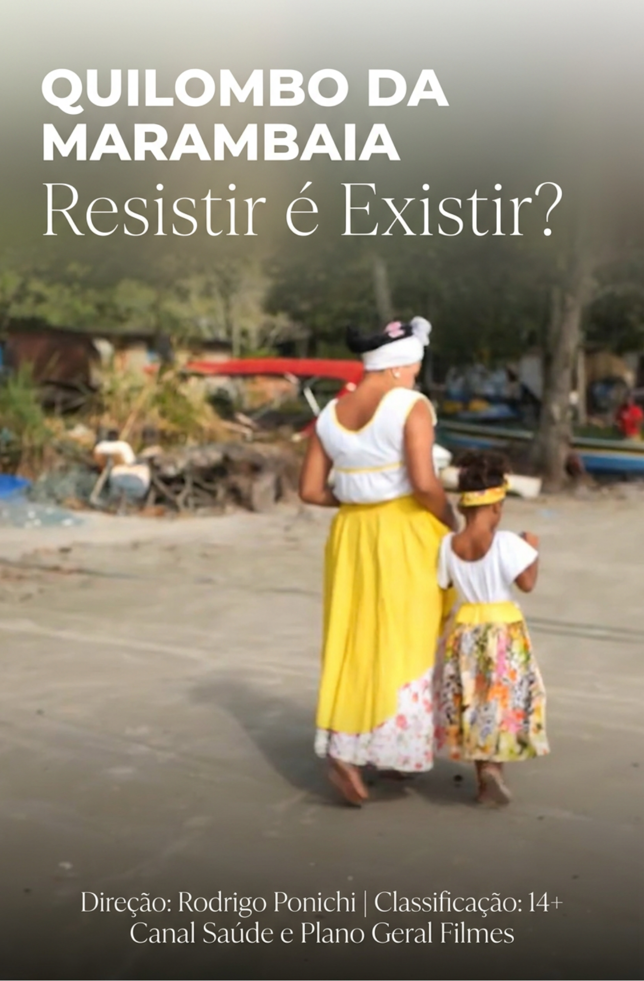 Cartaz "Quilombo da Marambaia: Resistir é Existir?"