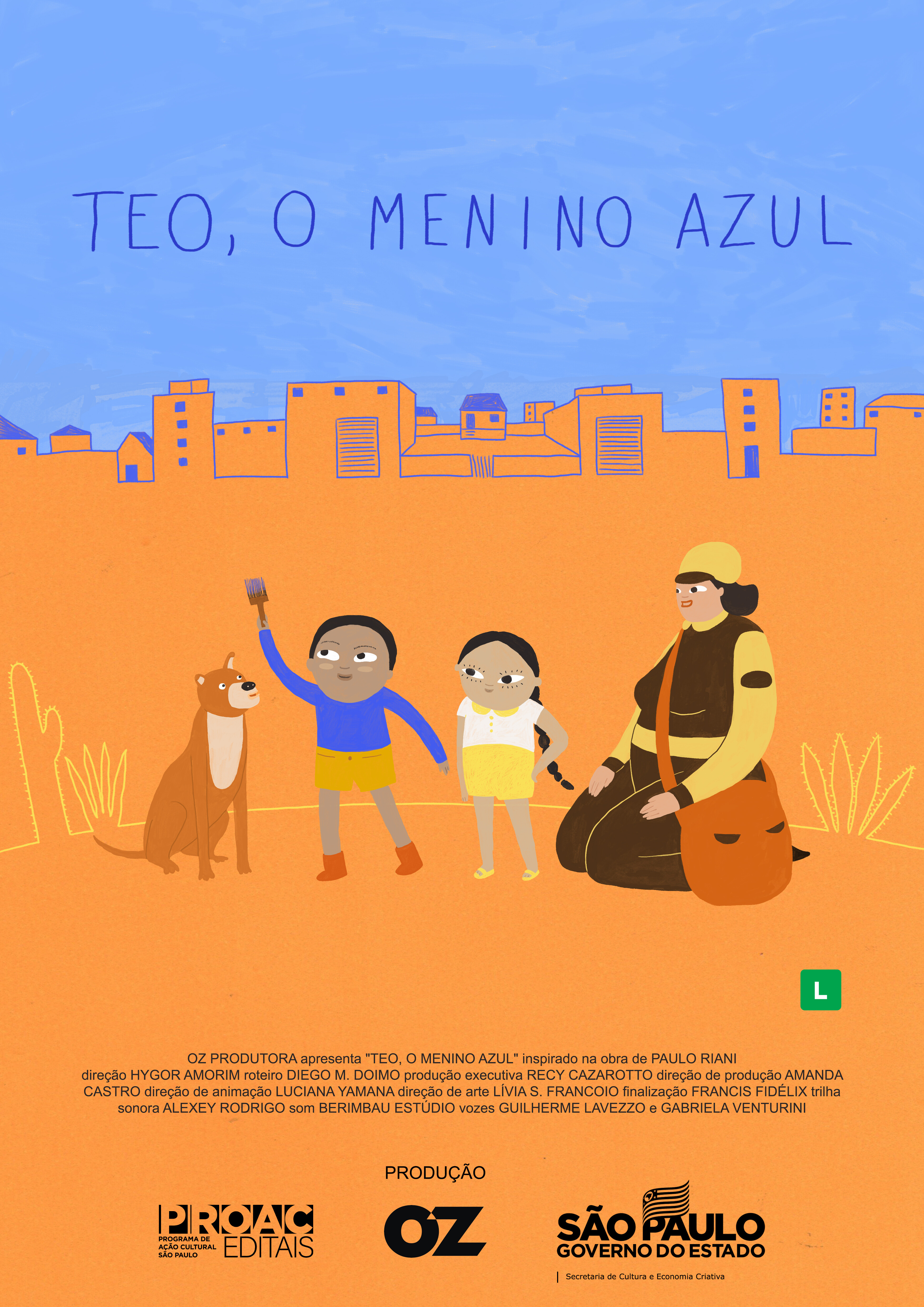 Curta "Teo, o menino azul"