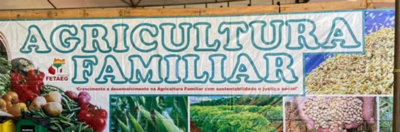 Feira Agro Centro-Oeste e espaço destinado para agricultores familiares ressaltarem a importância da agricultura familiar.
Foto: Yandria Rayellen