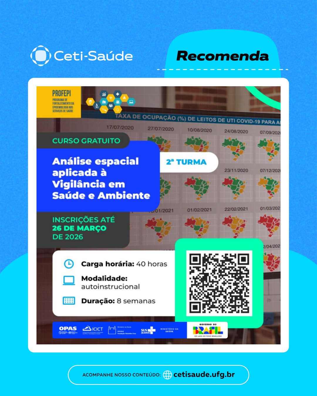 Ceti-Saude Recomenda Análise espacial - feed