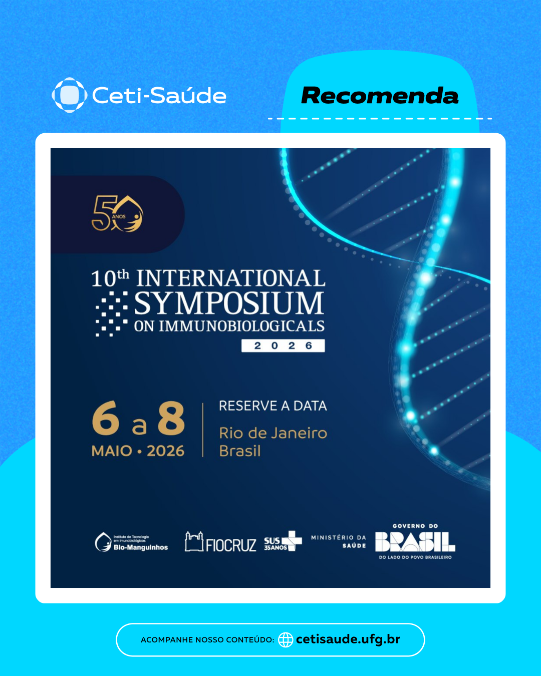 Ceti-Saude Recomenda ISI 2026 - feed