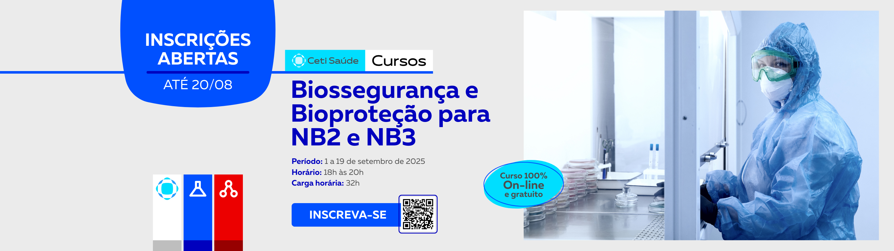 Curso - Biosseguraça e Bioproteção para NB2 e NB3