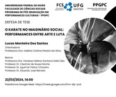Cartaz defesa Lucas Monteiro