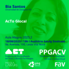 Bia Santos aula inaugural PPG ACT