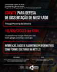 Defesa de dissertação - Thiago Moreira de Oliveira
