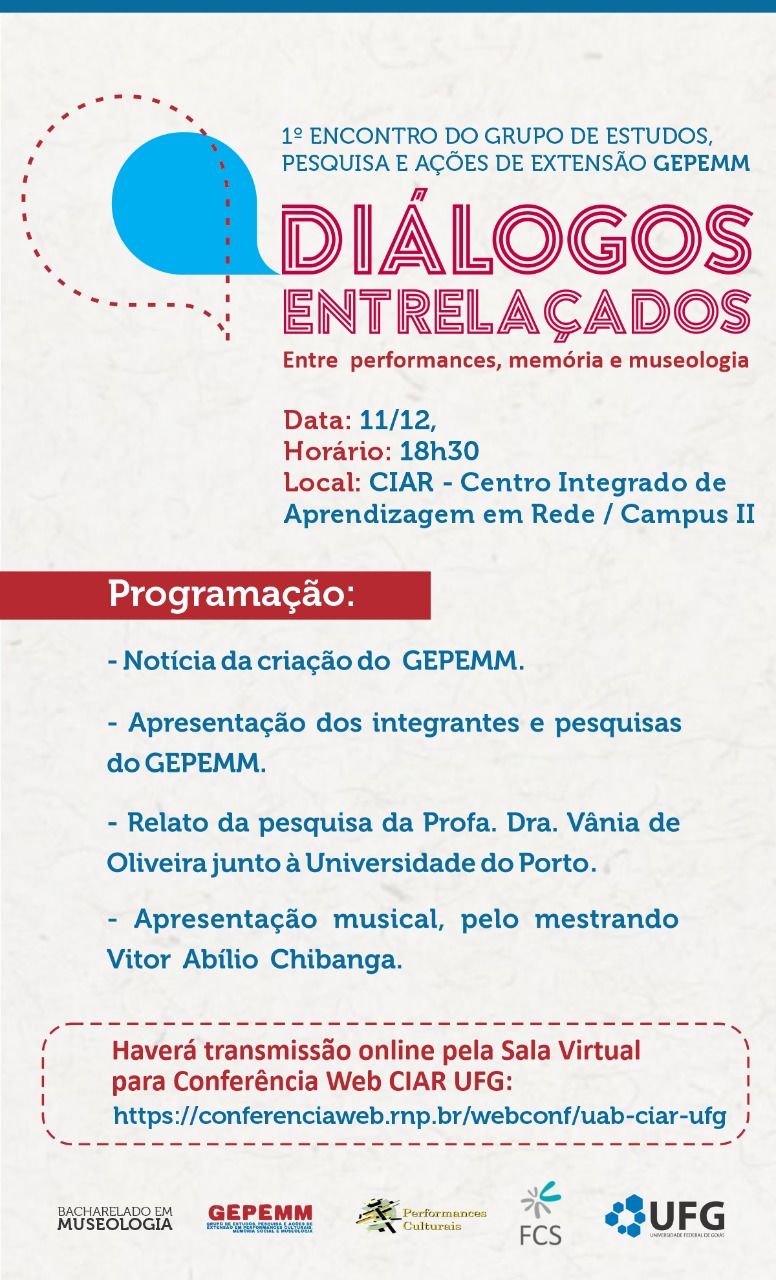 Cartaz Diálogos Entrelaçados