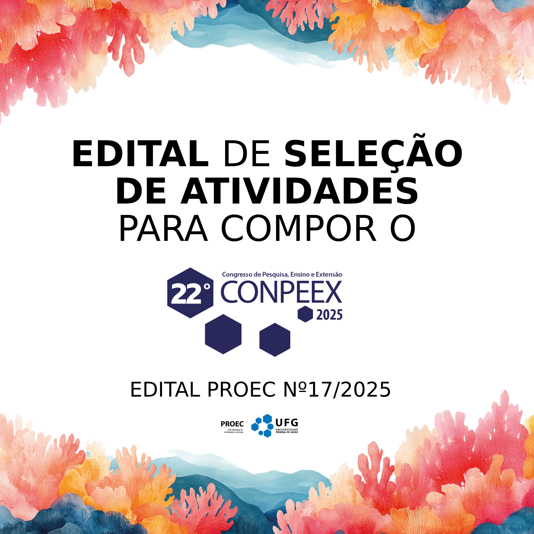 Banner 700x700 interior da notícia seleção de atividades conpeex 2025