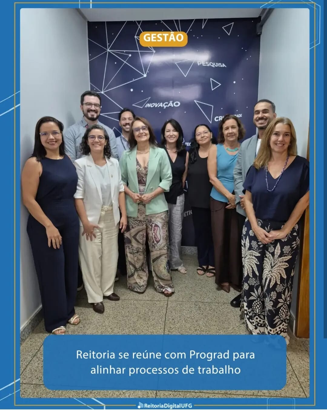 Reunião Reitoria e Prograd set 2026 equipe