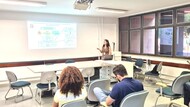 Palestra sobre fungos de caverna 